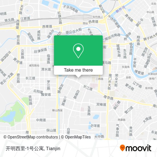 开明西里-1号公寓 map