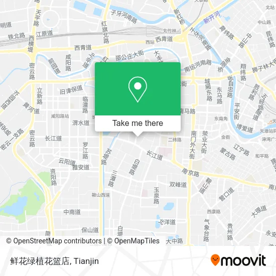 鲜花绿植花篮店 map