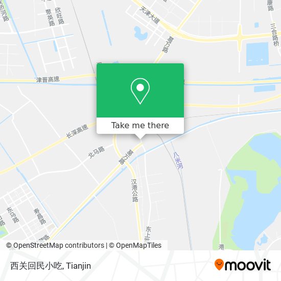 西关回民小吃 map