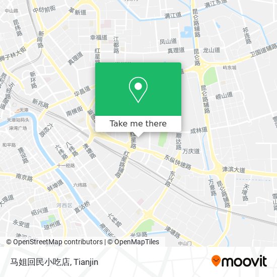 马姐回民小吃店 map