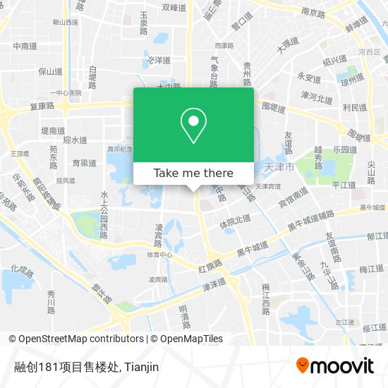 融创181项目售楼处 map