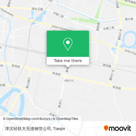 津滨轻轨大无缝钢管公司 map