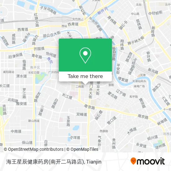 海王星辰健康药房(南开二马路店) map