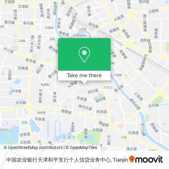 中国农业银行天津和平支行个人信贷业务中心 map