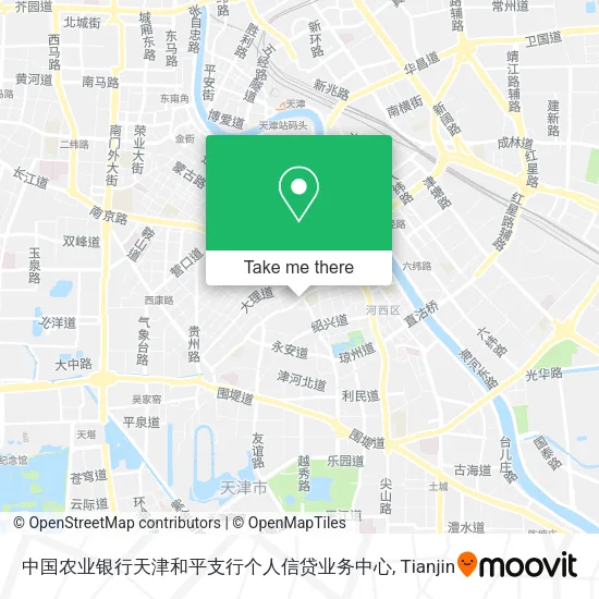 中国农业银行天津和平支行个人信贷业务中心 map