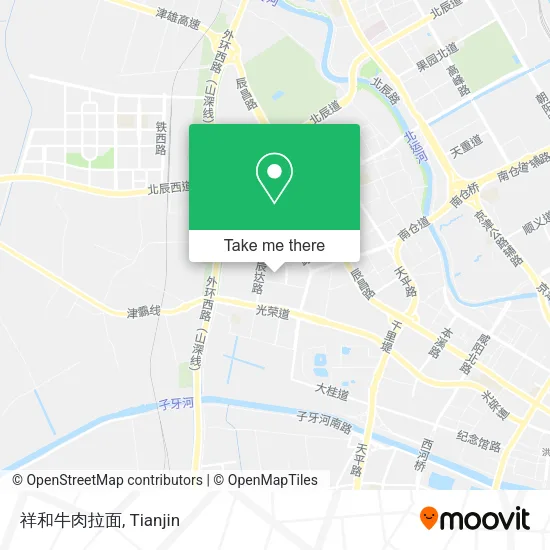 祥和牛肉拉面 map