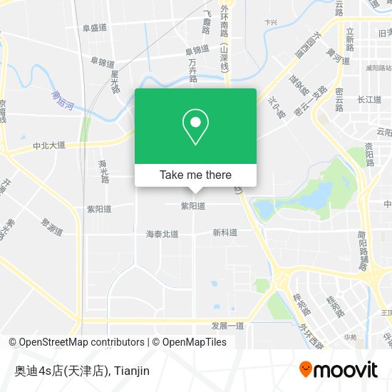 奥迪4s店(天津店) map