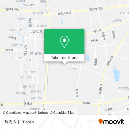 静海六中 map