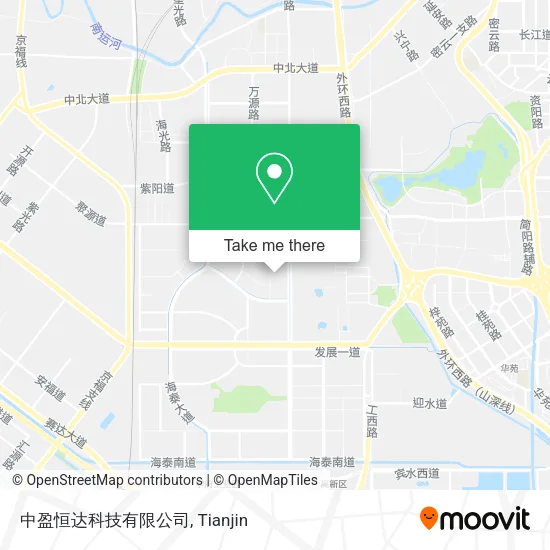中盈恒达科技有限公司 map