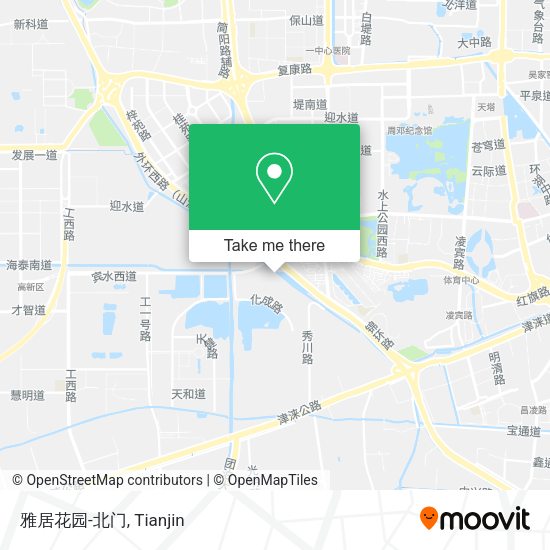雅居花园-北门 map