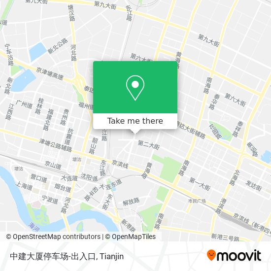 中建大厦停车场-出入口 map