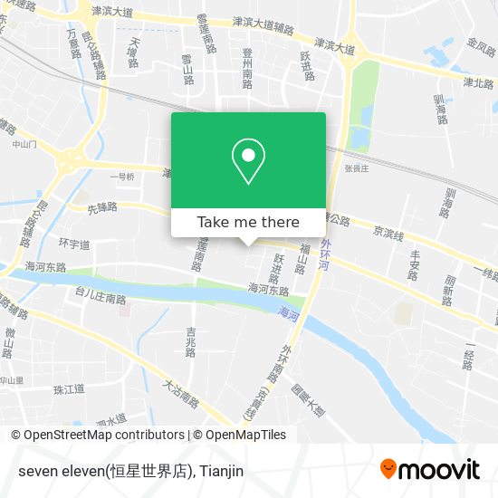 seven eleven(恒星世界店) map