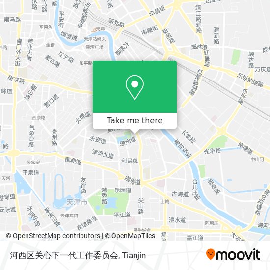 河西区关心下一代工作委员会 map