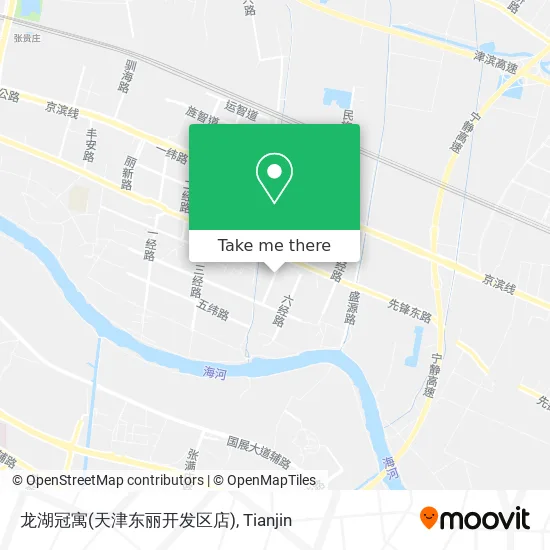 龙湖冠寓(天津东丽开发区店) map
