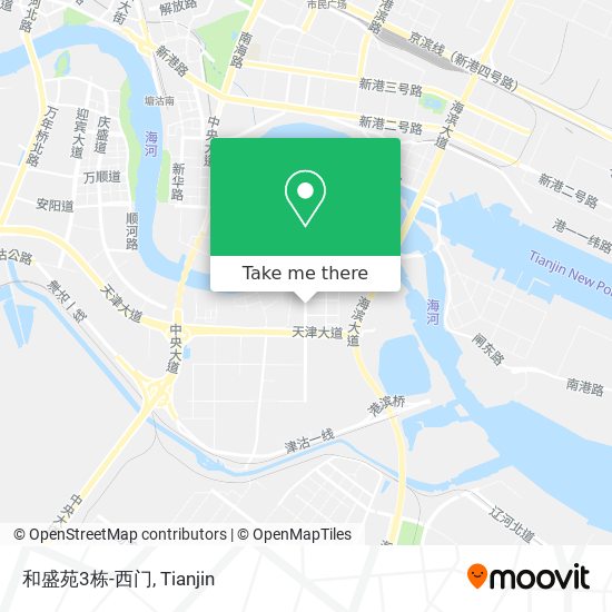 和盛苑3栋-西门 map