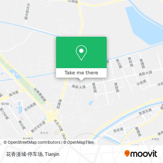 花香漫城-停车场 map
