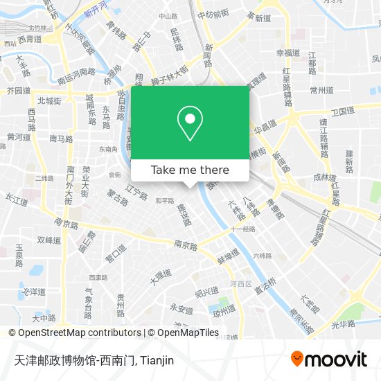 天津邮政博物馆-西南门 map