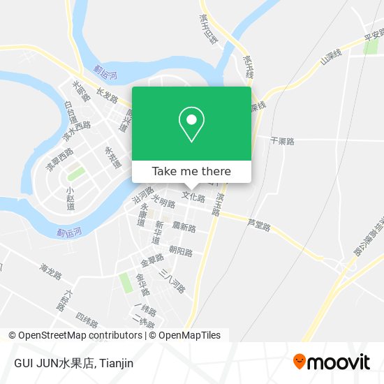 GUI JUN水果店 map