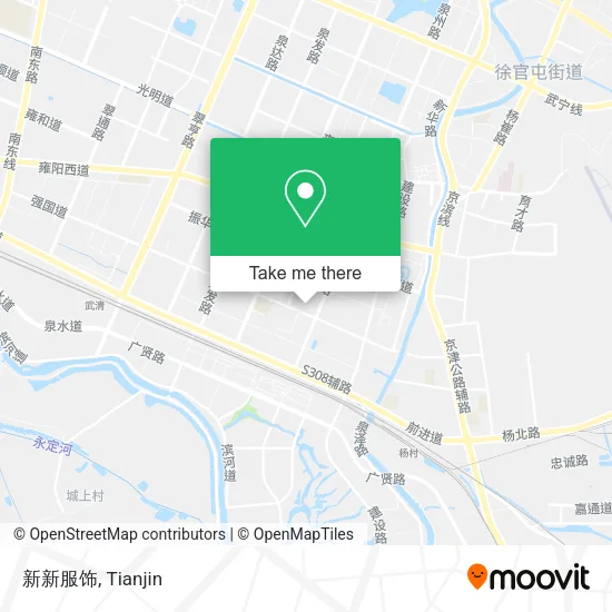 新新服饰 map