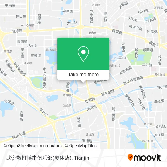 武说散打搏击俱乐部(奥体店) map