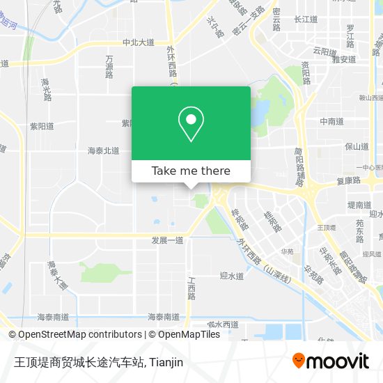 王顶堤商贸城长途汽车站 map