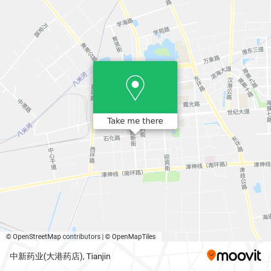 中新药业(大港药店) map