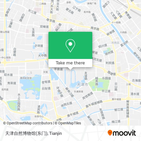 天津自然博物馆(东门) map