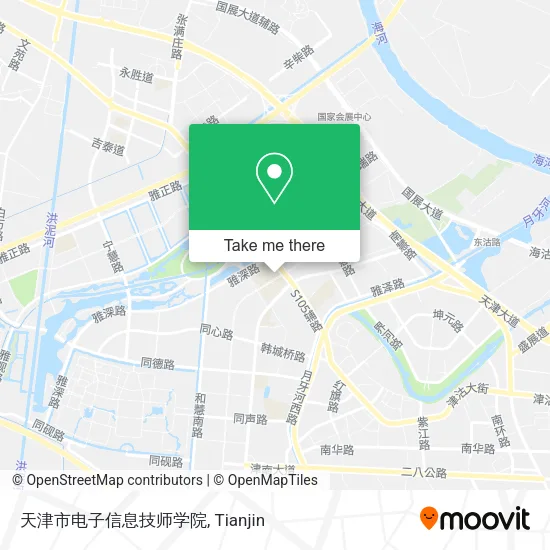 天津市电子信息技师学院 map