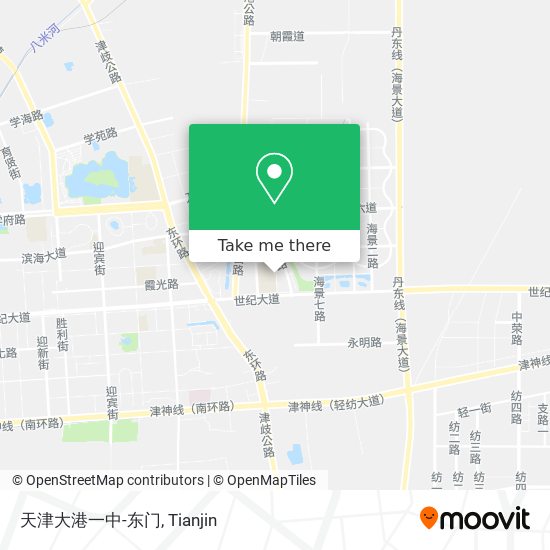 天津大港一中-东门 map