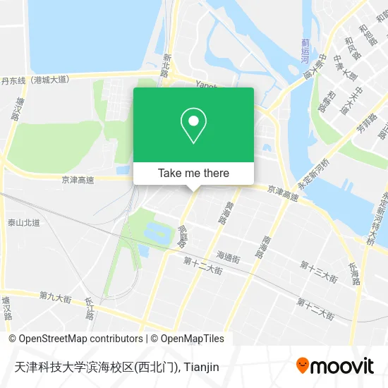 天津科技大学滨海校区(西北门) map
