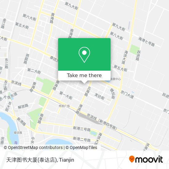 天津图书大厦(泰达店) map
