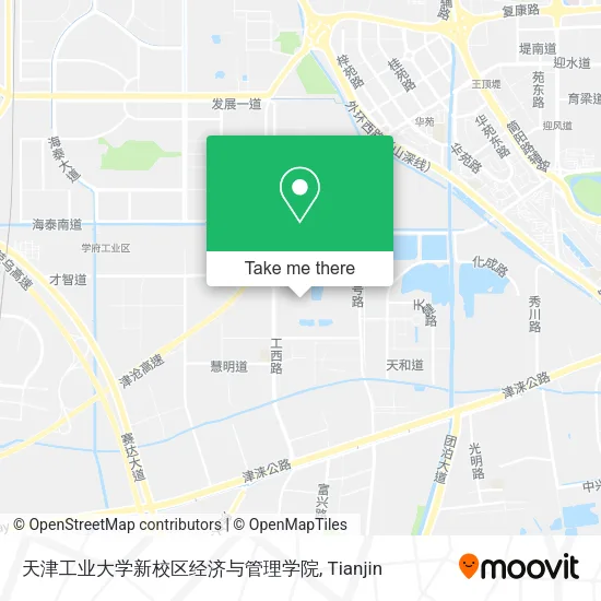 天津工业大学新校区经济与管理学院 map