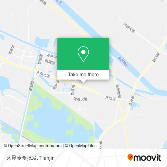 沐晨冷食批发 map