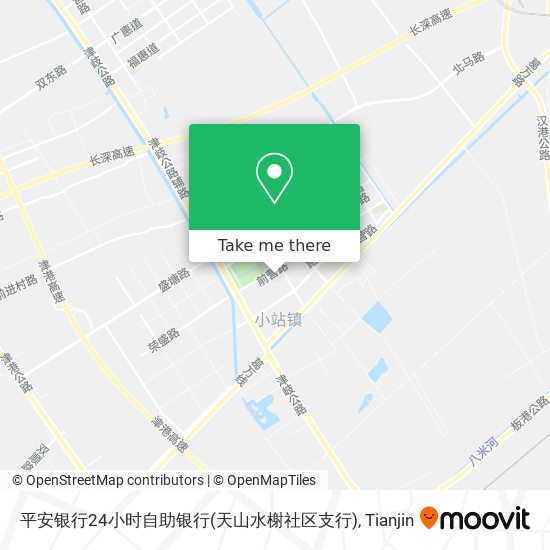 平安银行24小时自助银行(天山水榭社区支行) map