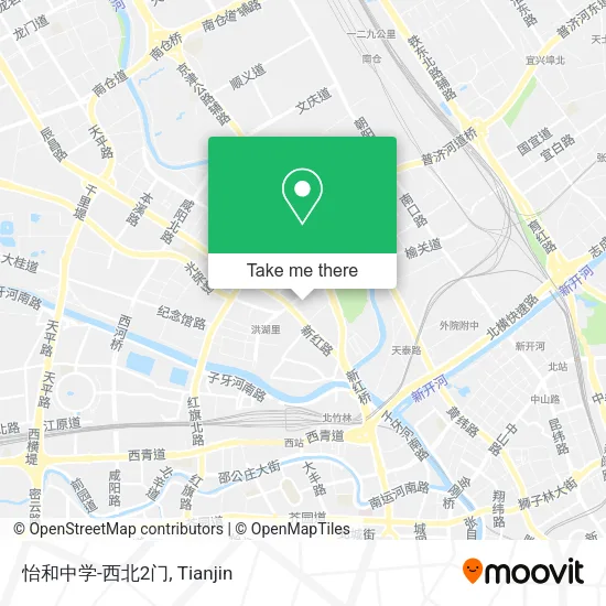 怡和中学-西北2门 map