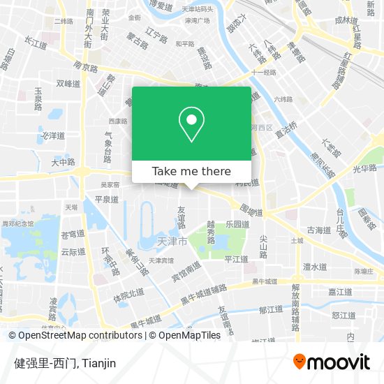 健强里-西门 map