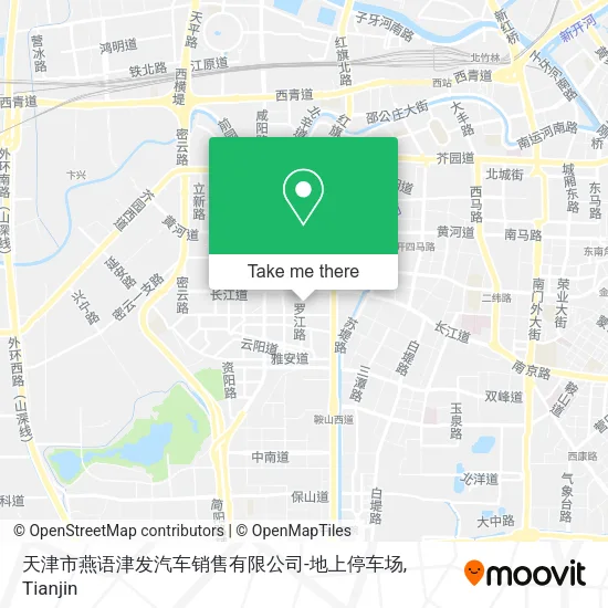 天津市燕语津发汽车销售有限公司-地上停车场 map