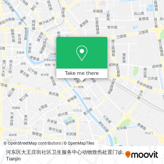 河东区大王庄街社区卫生服务中心动物致伤处置门诊 map