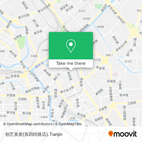 创艺美发(东四经路店) map