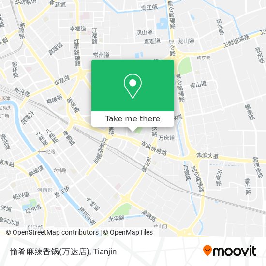 愉肴麻辣香锅(万达店) map