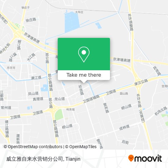 威立雅自来水营销分公司 map