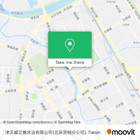 津滨威立雅水业有限公司(北辰营销分公司) map