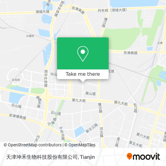 天津坤禾生物科技股份有限公司 map