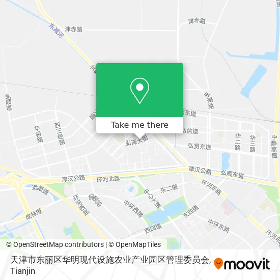 天津市东丽区华明现代设施农业产业园区管理委员会 map