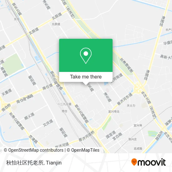 秋怡社区托老所 map