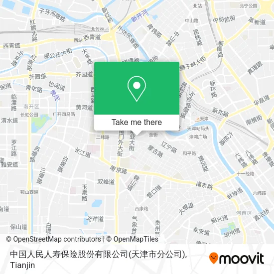 中国人民人寿保险股份有限公司(天津市分公司) map