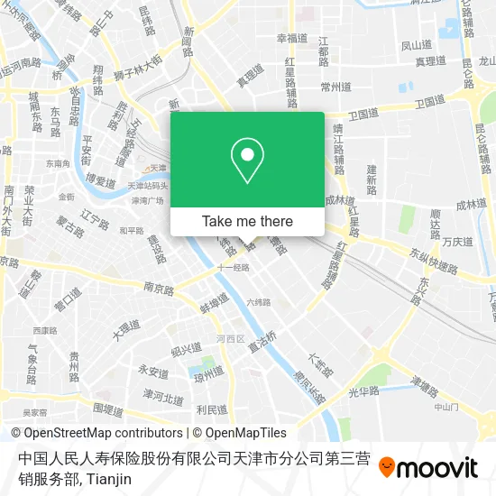 中国人民人寿保险股份有限公司天津市分公司第三营销服务部 map