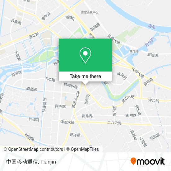 中国移动通信 map