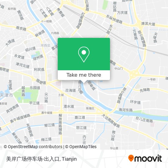 美岸广场停车场-出入口 map