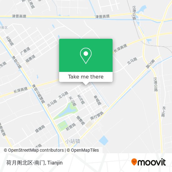 荷月阁北区-南门 map